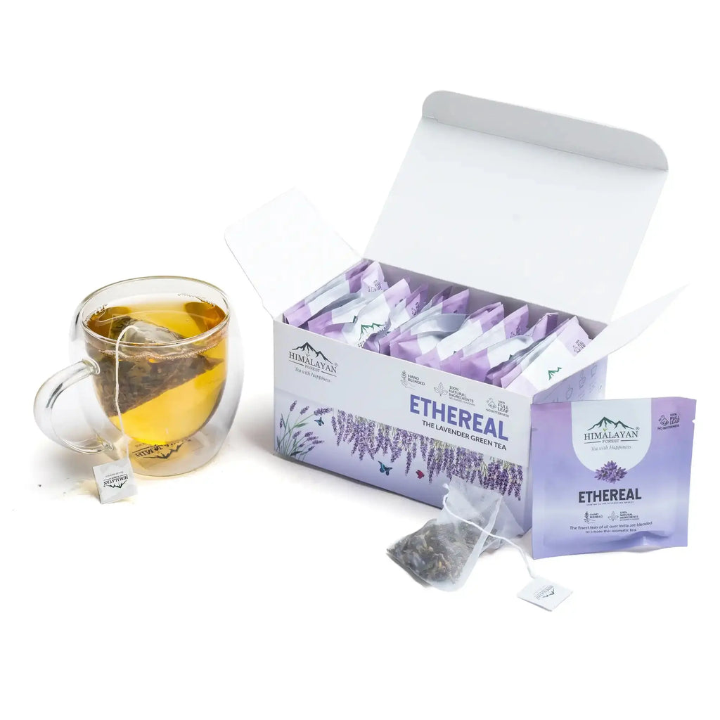 Himalayan Forest Ethereal |Lavender Green Pyramid Tea Bags
